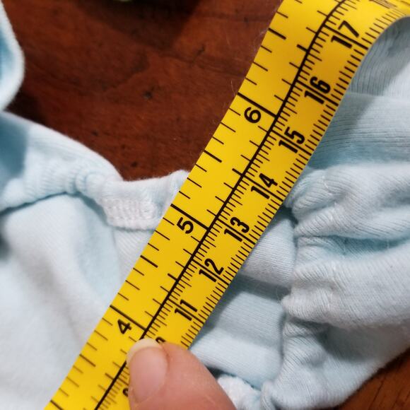 Blue and green dog pj's very small xxs - Picture 9 of 10